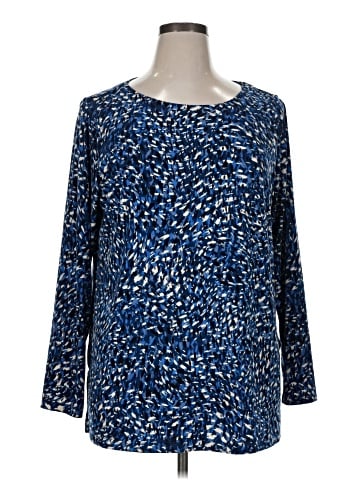 Susan Graver Long Sleeve T-Shirt (view 1)