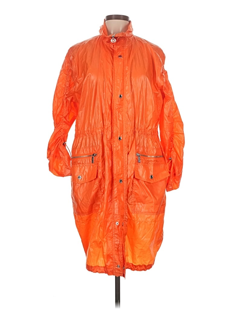Pre-owned Michael Michael Kors Raincoat In Orange