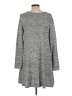 Old Navy Solid Gray Casual Dress Size L - photo 2