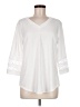 Xieerduo White 3/4 Sleeve Top Size M - photo 1