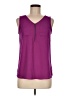 Apt. 9 100% Polyester Purple Sleeveless Blouse Size M - photo 1