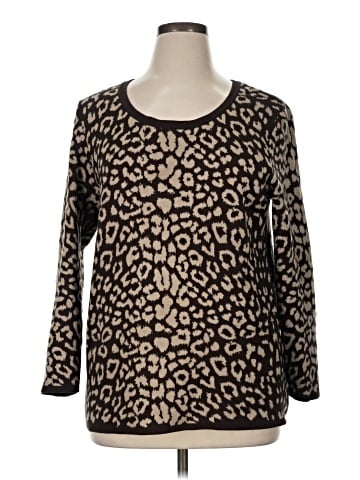 Nina Leonard Pullover Sweater (view 1)