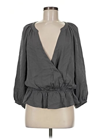 Joie 3/4 Sleeve Silk Top (view 1)