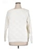 Winona 100% Cotton Chevron-herringbone White Pullover Sweater Size XL - photo 1