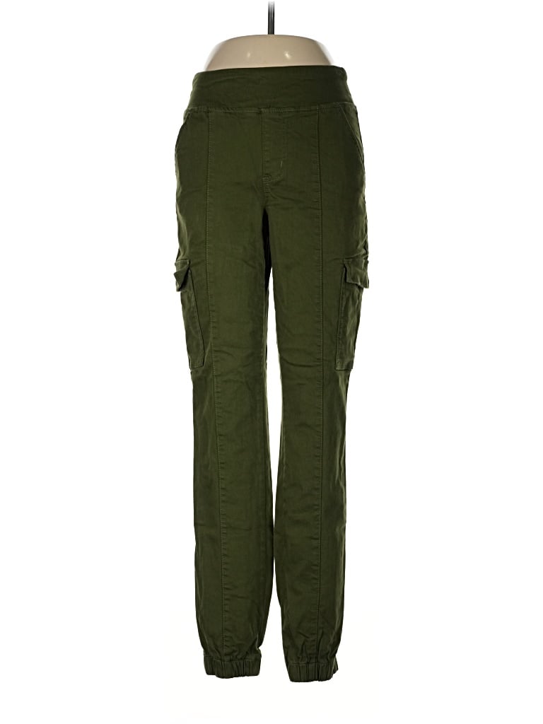 Pre-owned Belle By Kim Gravel Cargo Pants In Green