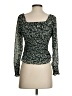 Madewell 100% Polyester Green Long Sleeve Blouse Size XXS - photo 2