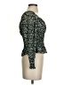 Madewell 100% Polyester Green Long Sleeve Blouse Size XXS - photo 4