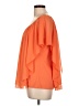 C established 1946 100% Polyester Orange Short Sleeve Blouse Size L - photo 5