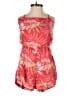 Roxy 100% Cotton Tropical Red Romper Size XS - photo 1