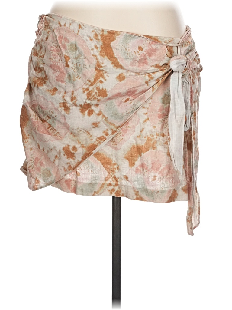 Pre-owned Free People Casual Skirt In Tan