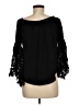 Muche et Muchette 100% Polyester Black 3/4 Sleeve Blouse One size - photo 2