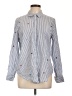 Rails Hearts Blue Long Sleeve Button-Down Shirt Size L - photo 1