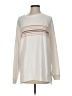 American Eagle Outfitters Stripes Ivory Sweatshirt Size S - photo 1