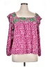 Oddi Pink Long Sleeve Blouse Size 1X - photo 1
