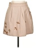 Leifnotes Stars Tan Casual Skirt Size 0 - photo 1