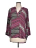 Gibson Latimer Pink 3/4 Sleeve Blouse Size L - photo 1