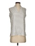 Anne Klein 100% Polyester Polka Dots Ivory Sleeveless Blouse Size XXS - photo 1