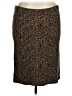 Grace Animal Print Brown Casual Skirt Size L - photo 1