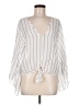 Assorted Brands 100% Rayon Ivory 3/4 Sleeve Blouse Size M - photo 1