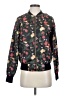 Say What? 100% Polyester Floral Black Jacket Size S - photo 1