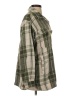 Lucky Brand 100% Cotton Plaid Green Jacket Size S - photo 4