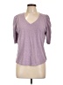 Wit & Wisdom Purple 3/4 Sleeve T-Shirt Size L - photo 1