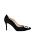 Assorted Brands 100% Leather Black Heels Size EU 38 - photo 1