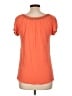 DKNYC 100% Viscose Orange Short Sleeve Top Size L (estimated) - photo 2