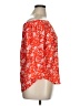 verse 100% Polyester Orange Red 3/4 Sleeve Blouse Size L - photo 4