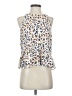 14th & Union 100% Polyester Ivory Sleeveless Blouse Size S - photo 1