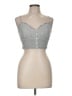 BCBGeneration 100% Cotton Gray Sleeveless Blouse Size M - photo 1