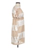 B. Split Tie-dye Tan Casual Dress Size S - photo 4