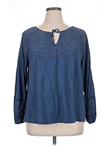 Style&Co Long Sleeve Blouse (view 1)