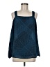 Juicy Couture 100% Polyester Blue Sleeveless Blouse Size M - photo 1
