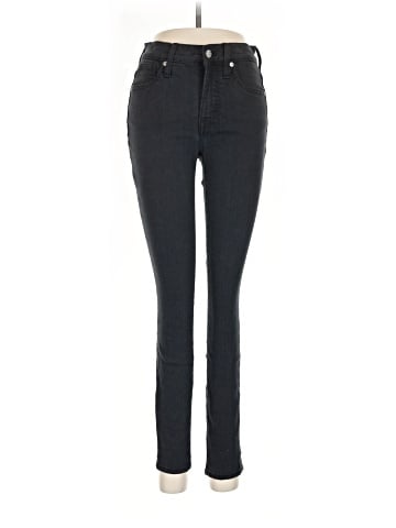 Madewell 9" Mid-Rise Skinny Jeans in Lunar Wash: TENCEL&trade; Denim Edition (view 1)