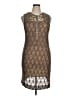 Tiny 100% Cotton Brown Cocktail Dress Size 14 - photo 1