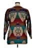 Assorted Brands Print Brown Pullover Sweater Size XL (estimated) - photo 2