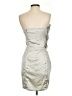 Mara Hoffman Metallic Silver Gray Cocktail Dress Size 10 - photo 2