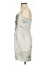Mara Hoffman Metallic Silver Gray Cocktail Dress Size 10 - photo 5