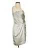 Mara Hoffman Metallic Silver Gray Cocktail Dress Size 10 - photo 4