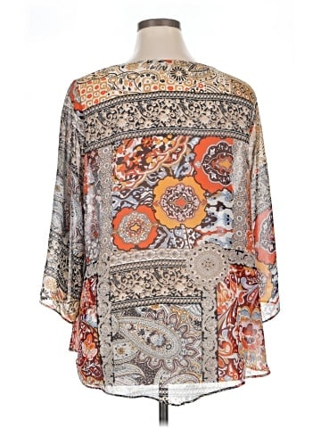 Unity 3/4 Sleeve Blouse (view 2)