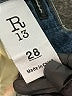 R13 100% Cotton Blue Jeans Size 28 waist - photo 3