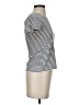 J.Crew Mercantile Stripes Silver Short Sleeve Turtleneck Size XXS - photo 4