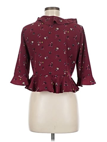 Topshop 3/4 Sleeve Blouse (view 2)