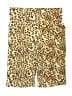 Olivaceous Animal Print Gold Shorts Size S - photo 1