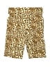 Olivaceous Animal Print Gold Shorts Size S - photo 2