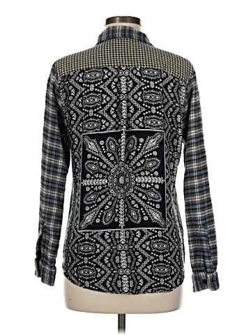 Tolani Long Sleeve Button-Down Shirt (view 2)