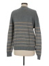 Lands' End Stripes Gray Pullover Sweater Size M - photo 2
