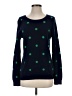 Charter Club Polka Dots Blue Pullover Sweater Size S - photo 1