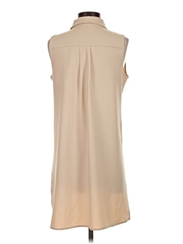 Joan Vass Sleeveless Button-Down Shirt (view 2)